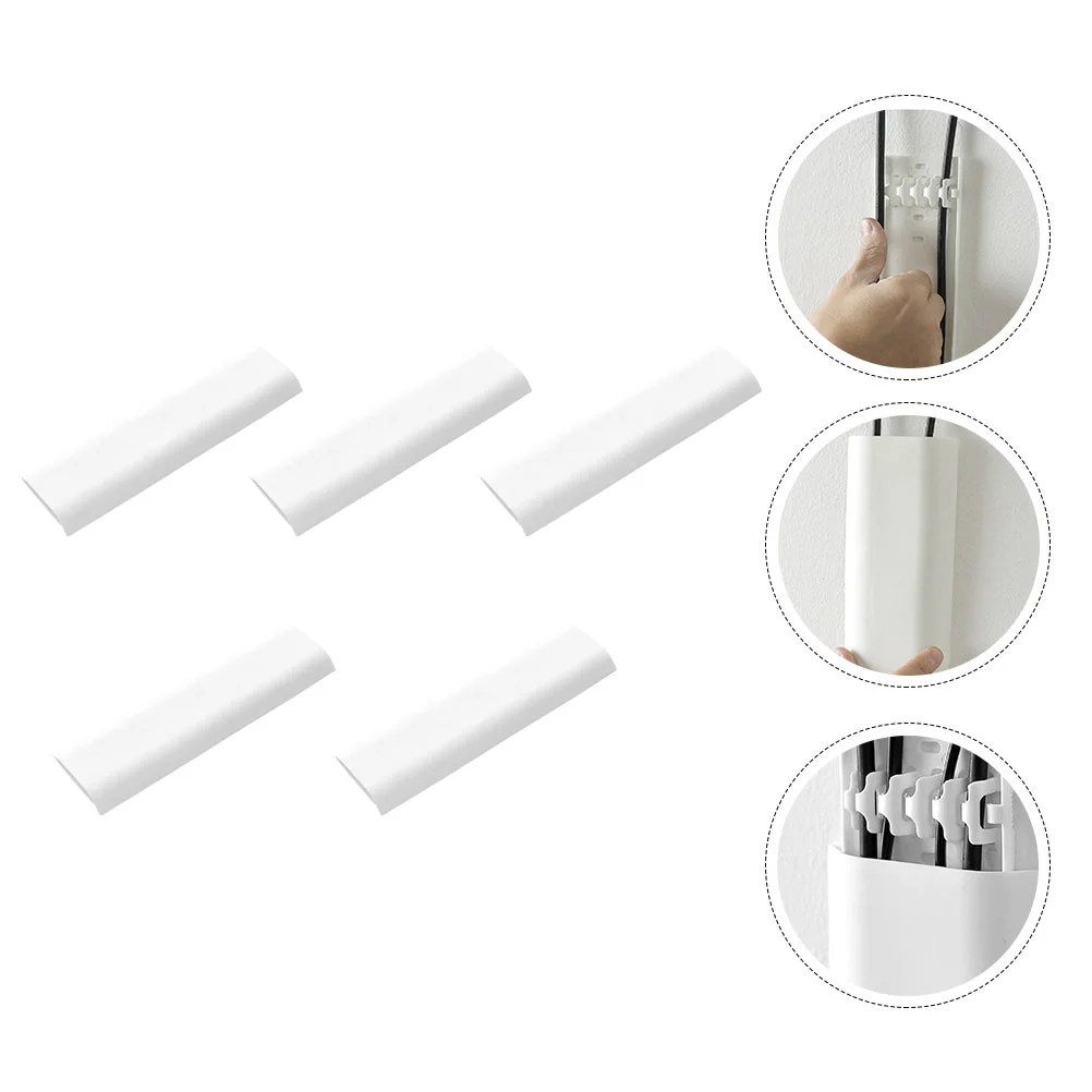 

Cable Wall Clips Cord Wire Fixing Concealer Organizer Hider Management System Holder Sleeve Charge Desk Cover Buckle Clamps