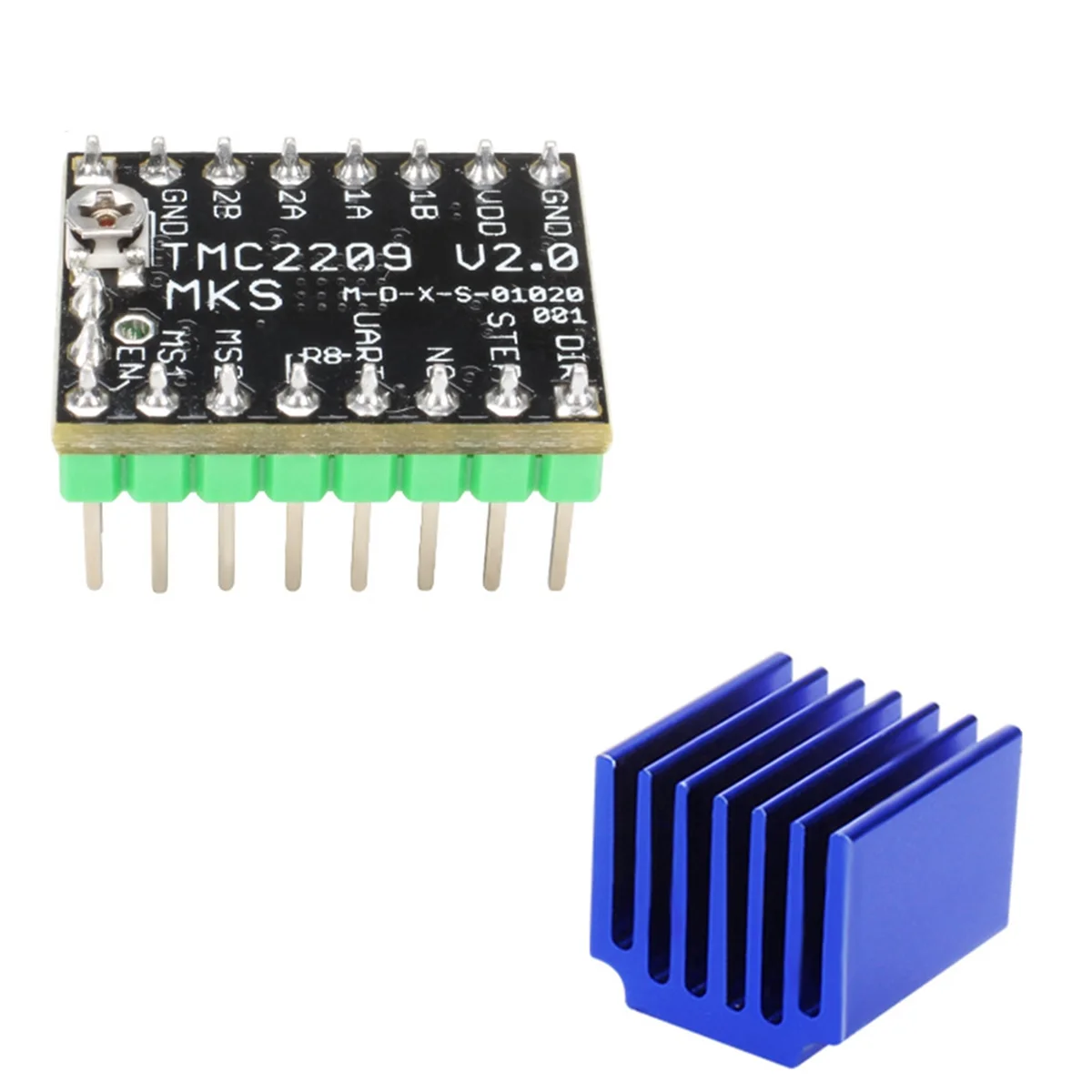 Драйвер шагового двигателя для MKS TMC2209 StepStick запасные части 3D-принтера 2 0 А UART