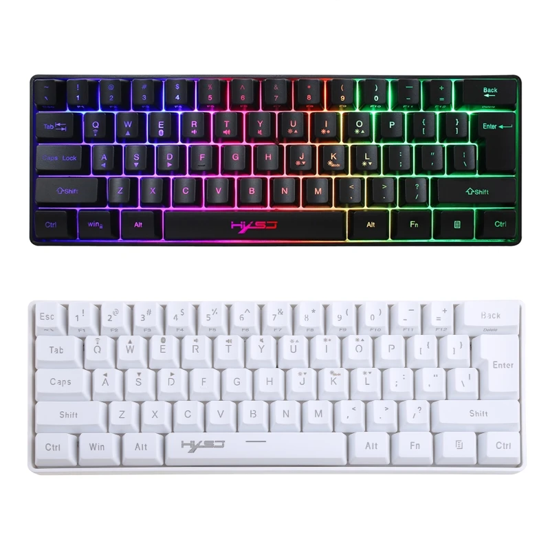 

Wireless Bluetooth-compatible 5.0 Keyboard Colorful Backlight Gifts