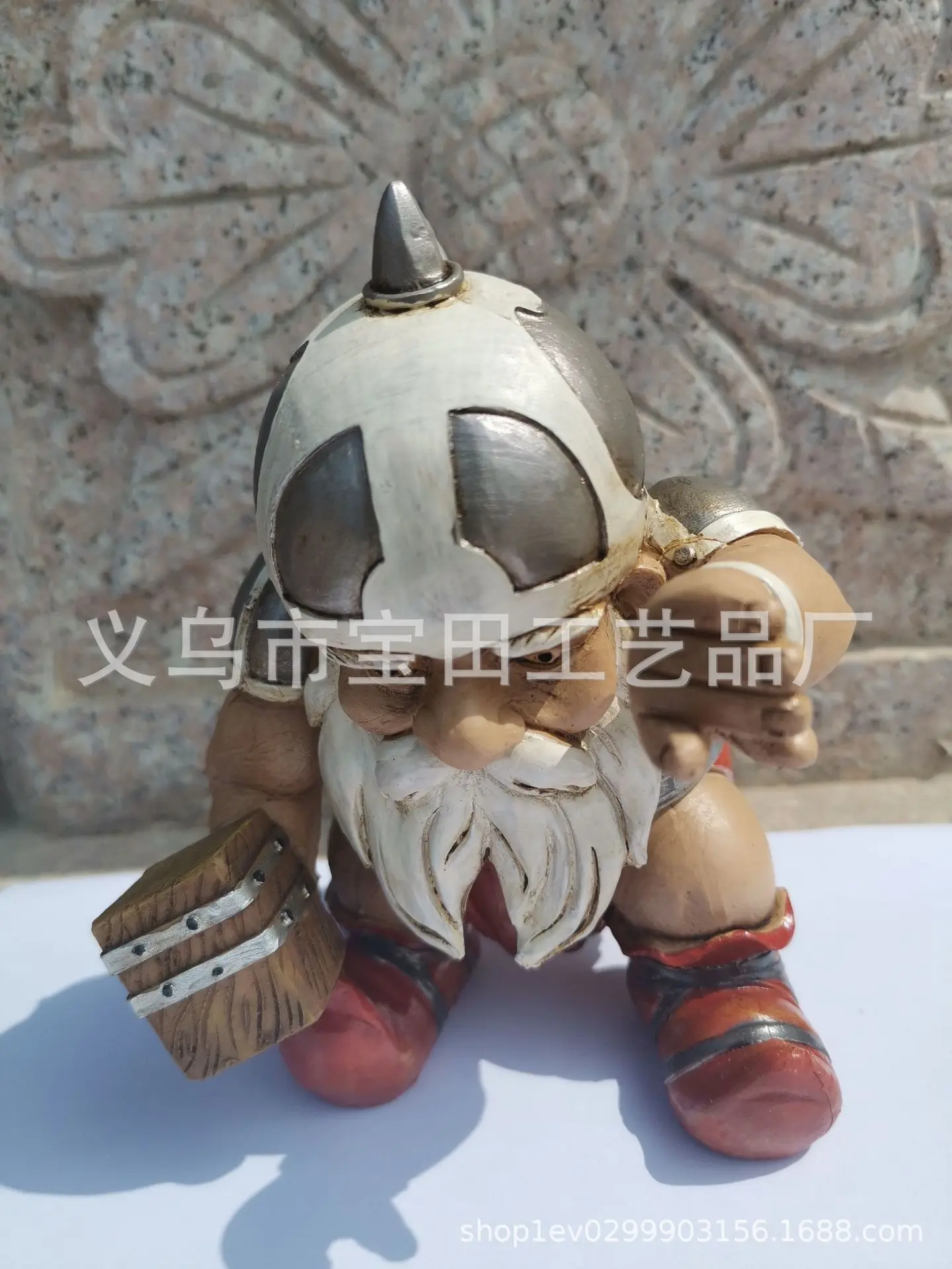 Скандинавский Викинг Victor норвежская карликовая статуя украшение для сада