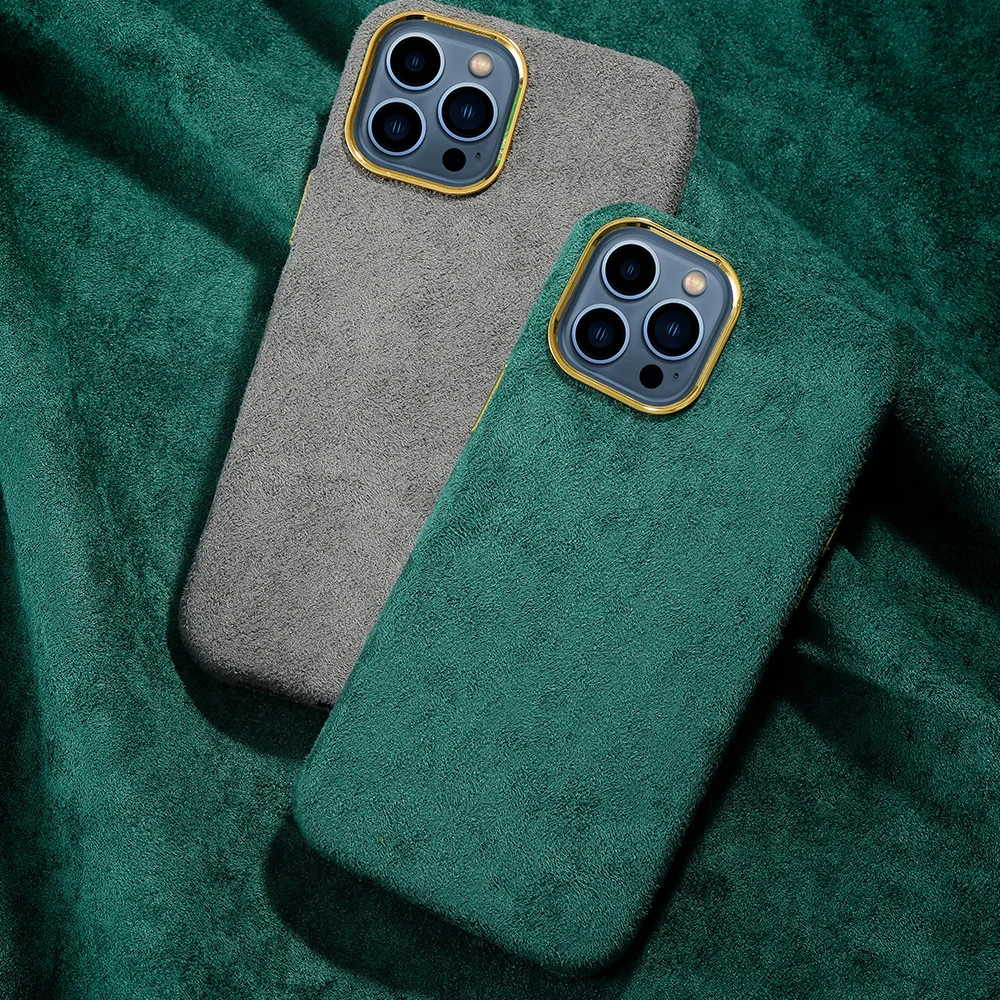 

Suitable for Apple iphone13 case iPhone 11 odilan case 12 furry Suede Case