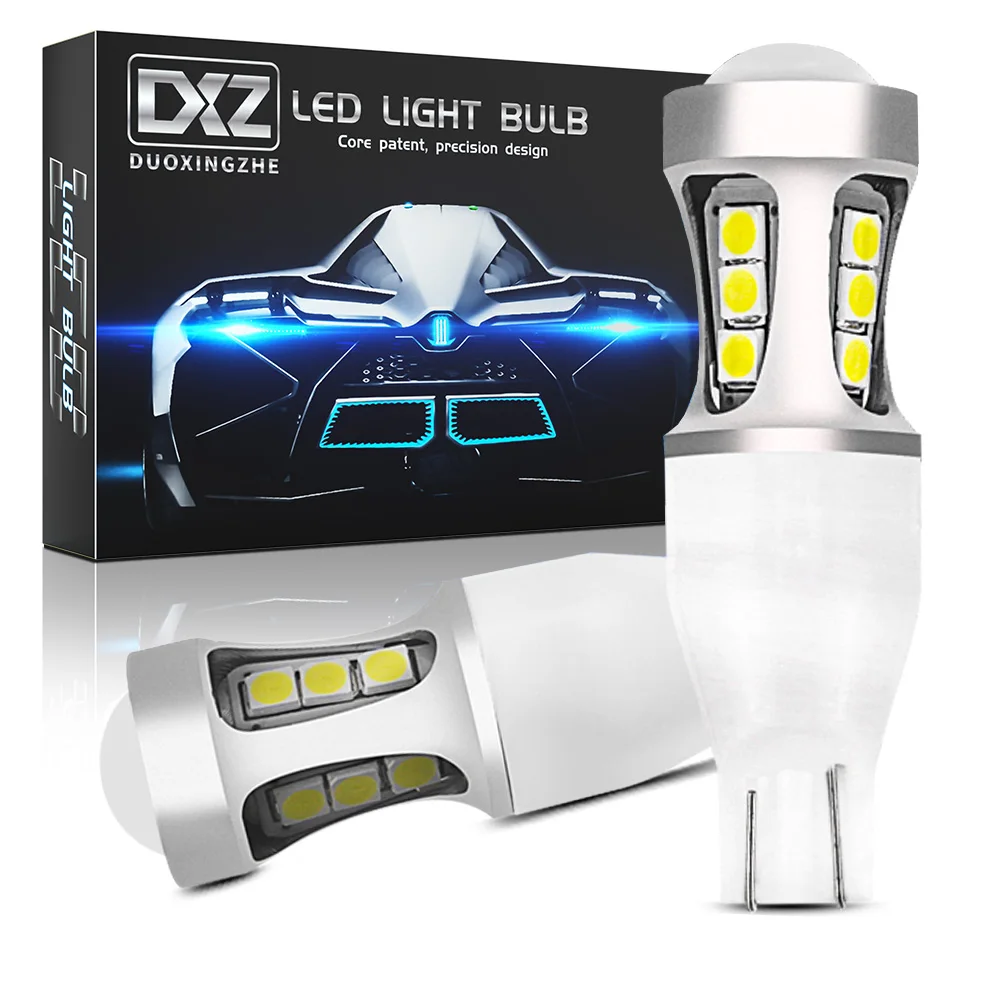 DXZ 2 шт. 921 912 T15 светодиодные линзы W16W T16 Canbus лампа 3030 18SMD фонарь стоп-сигнасветильник заднего хода автомобильная лампа 12 В лм DXZ 2 шт. 921 912 T15 светодиодные линзы W16W T16 Canbus лампа 3030 18SMD фонарь стоп-сигнасветильник заднего хода автомобильная лампа 12 В лм