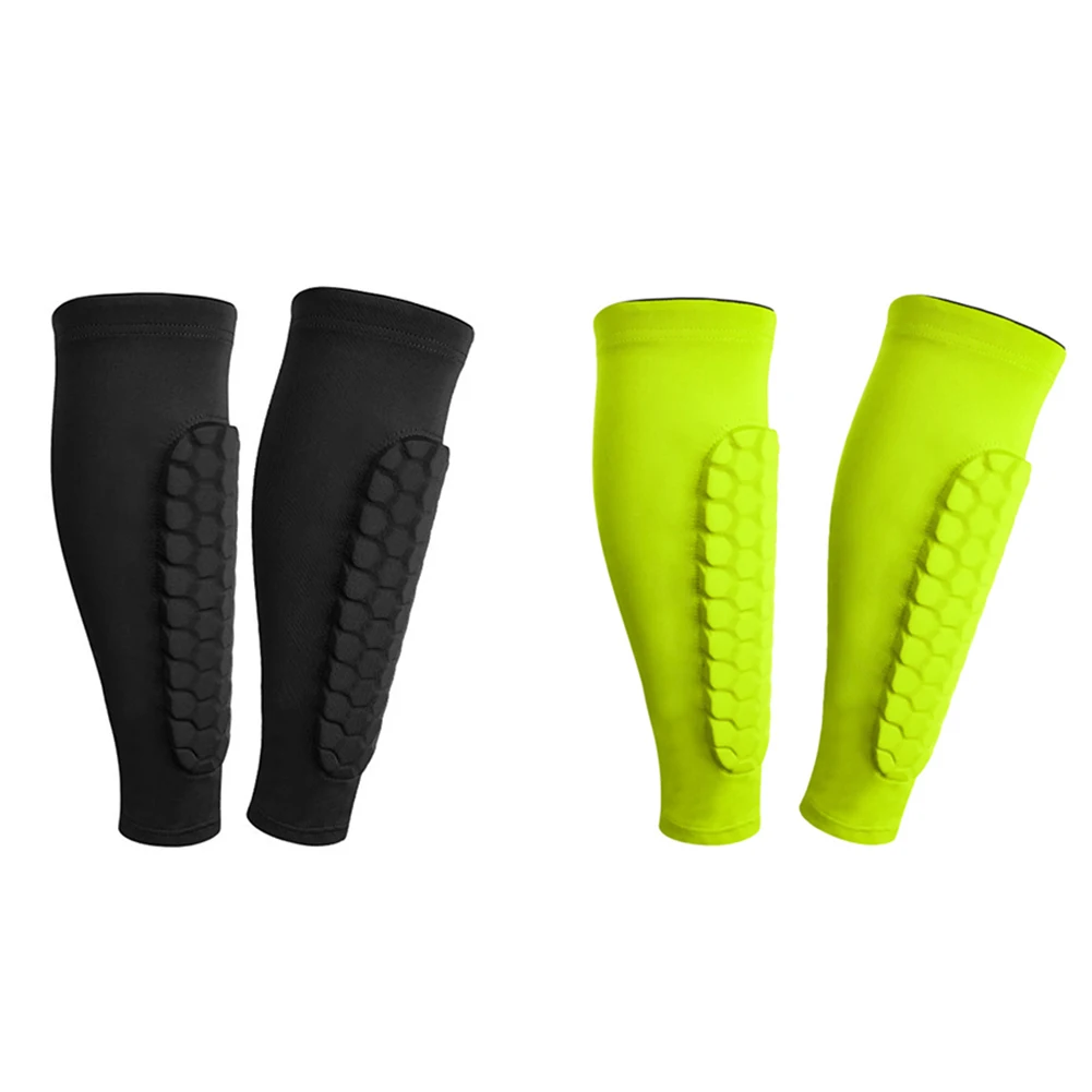 

Soccer Shin Guards Outdoor Sport Honeycomb Anti-Collision Pads Protection Leg Guard Socks Protector Sports Safety Gear
