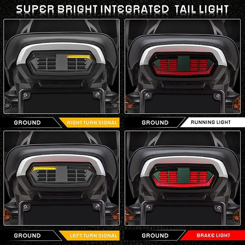 Мотоциклетный стоп-сигнал с указателями поворота для Honda Grom MSX125 CB650F CB650R CBR650F CTX700N