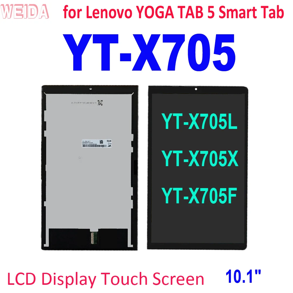 

10.1" Original for Lenovo YOGA TAB 5 Smart Tab YT-X705 YT-X705L YT-X705X YT-X705F LCD Display Touch Screen Digitizer Assembly