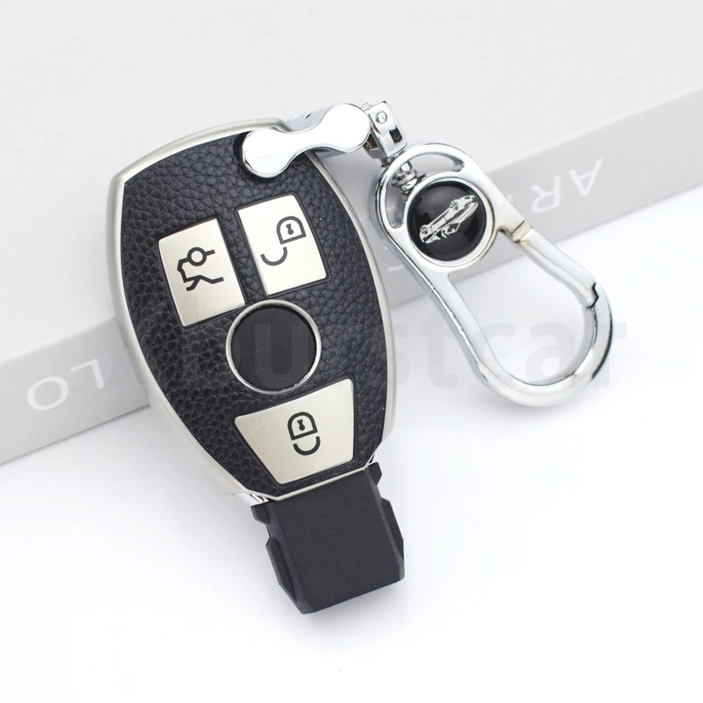 

Чехол для автомобильного ключа из ТПУ, кожаный для Mercedes Benz W203 W210 W211 W124 W202 W204 AMG A B R G Class, защитный чехол для брелока, аксессуары