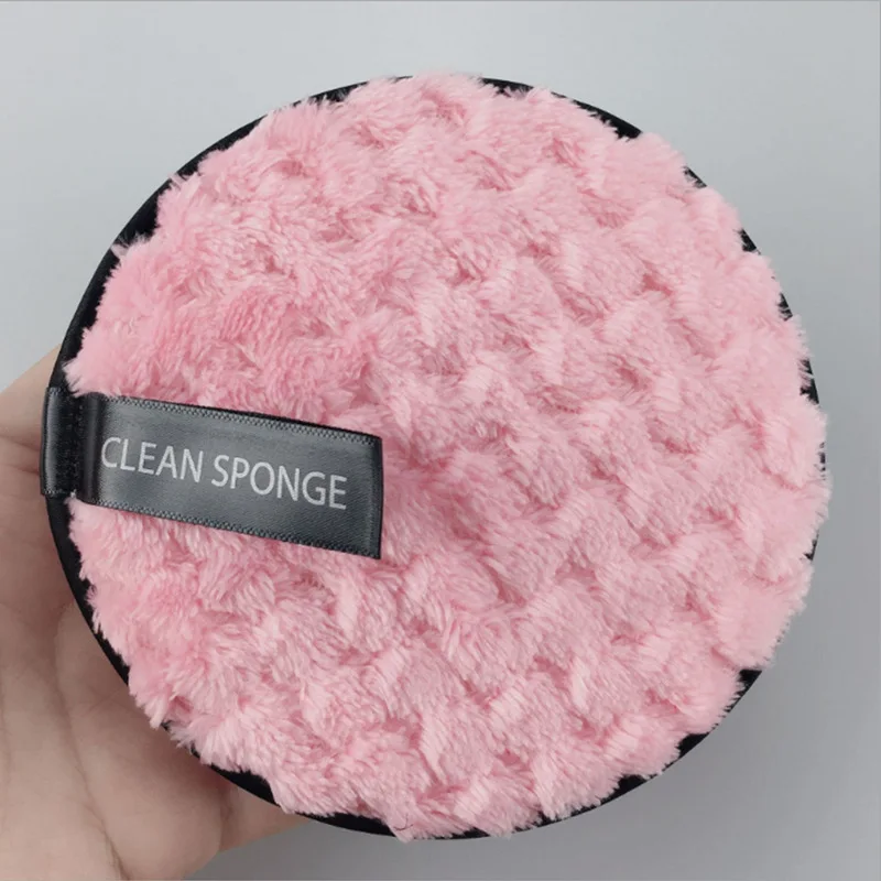 1 шт. круглые Многоразовые моющиеся хлопковые салфетки из микрофибры для снятия
