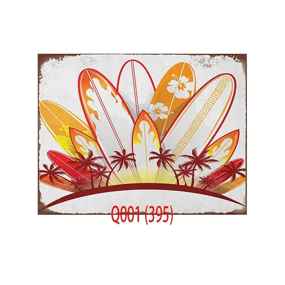 Металлическая жестяная вывеска Aloha HD винтажный декор для магазина напитков