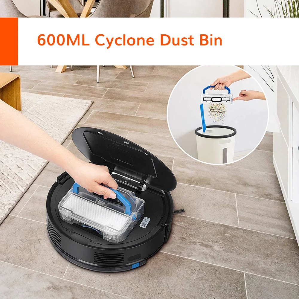 ILIFE B5Max Robot Vacuum and Mop Cleaner 2000pa Strong Suction 600ml Dust Box Wet WIFI APP Smart Floor Washing for Home - купить по