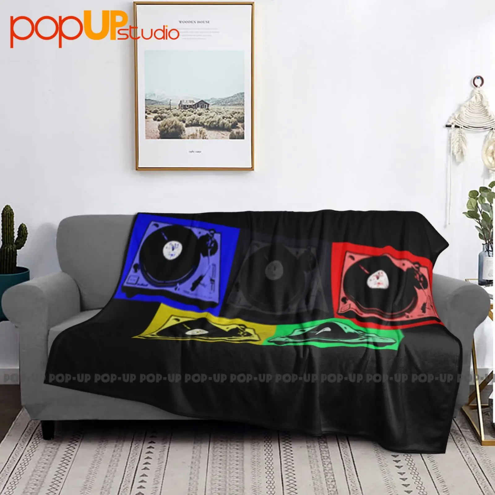 Фото Technics Dmc - Deck Art Turntable Ультра-мягкое одеяло, одеяло, зимнее покрывало для дивана, покрывала на кровать №3