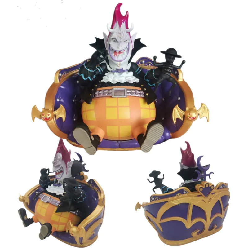 

Фигурки аниме One Piece, Гекко Мория, сидящая позиция, ПВХ экшн-фигурки, коллекционные модели, куклы, игрушки, детский подарок, украшение комнаты