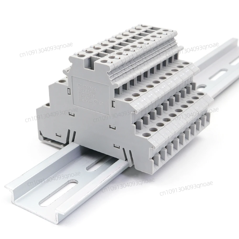 

50 шт. клеммная колодка DIKD 1,5 мм2 для выключателей C45/DZ47