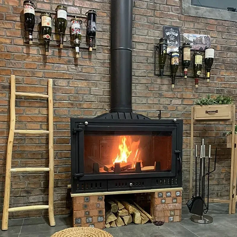 Новейшая индивидуальная современная чугунная настоящая огненная дровяная