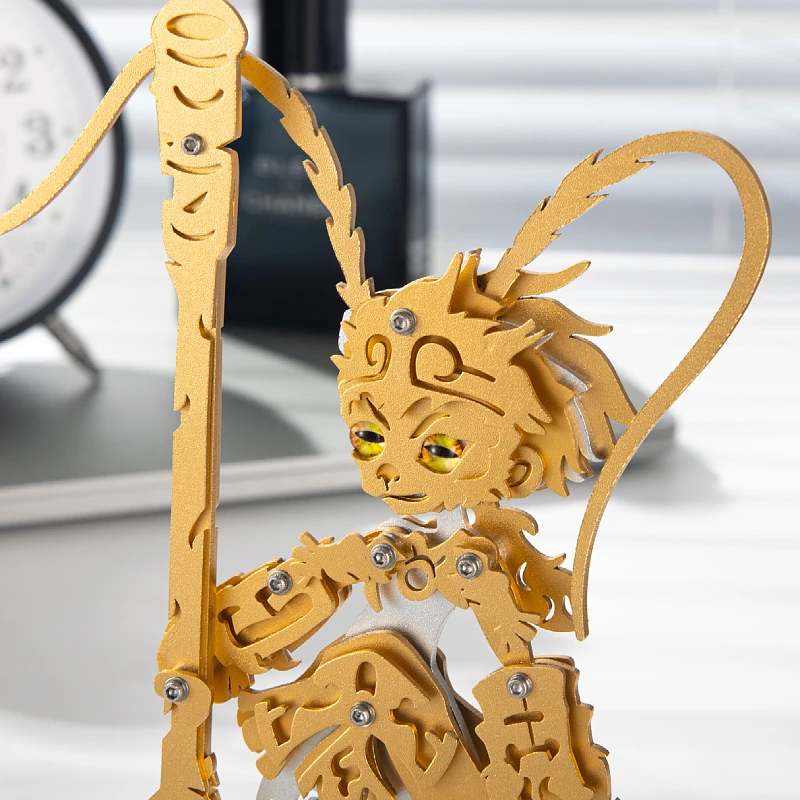 Цветной 3D металлический пазл MOKR маленький подарок Ву Конг и игрушки для детей