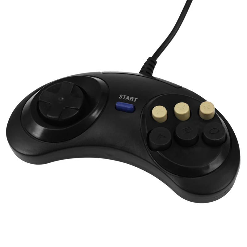 2 шт. Классический игровой контроллер Sega Md2 6 кнопок