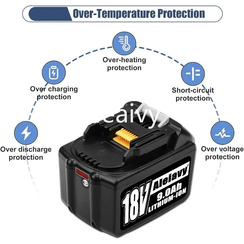 Аккумуляторная батарея для Makita BL1830B BL1850B BL1840 BL1860