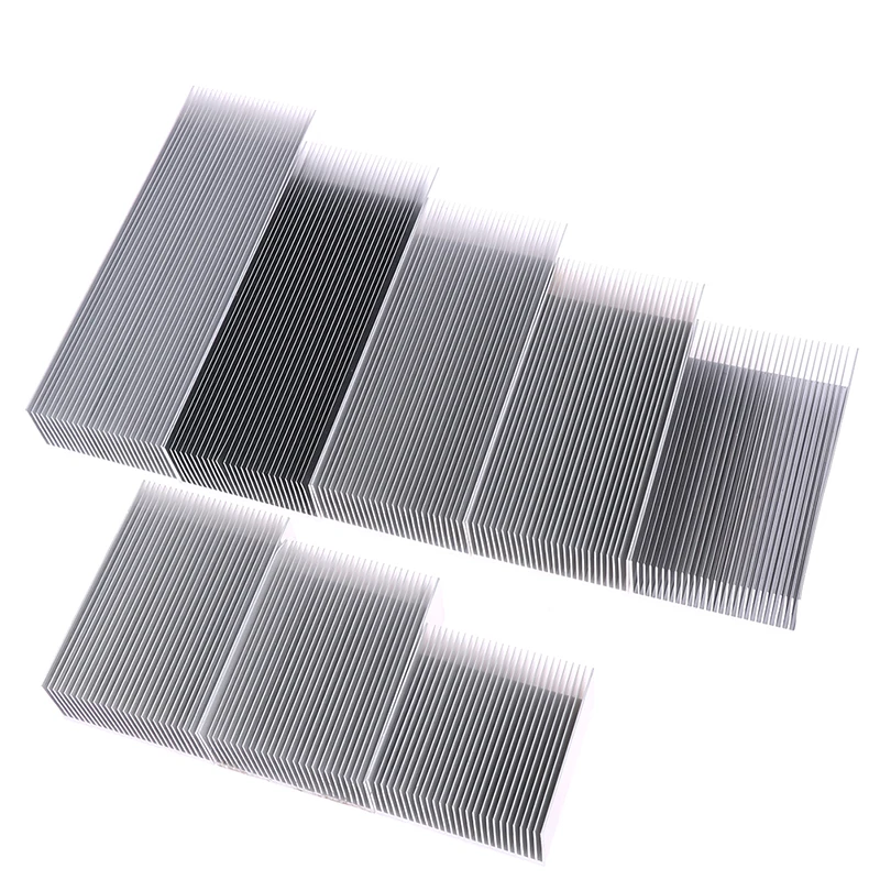 

1 PC Electronic Radiator Aluminum Dense teeth Heatsink Extruded Heat Sink Computer Water Cooling System