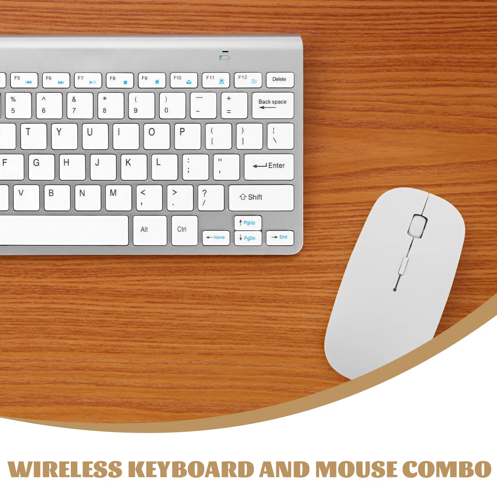 Беспроводная клавиатура и мышь тихий для ноутбука человеческое тело простой