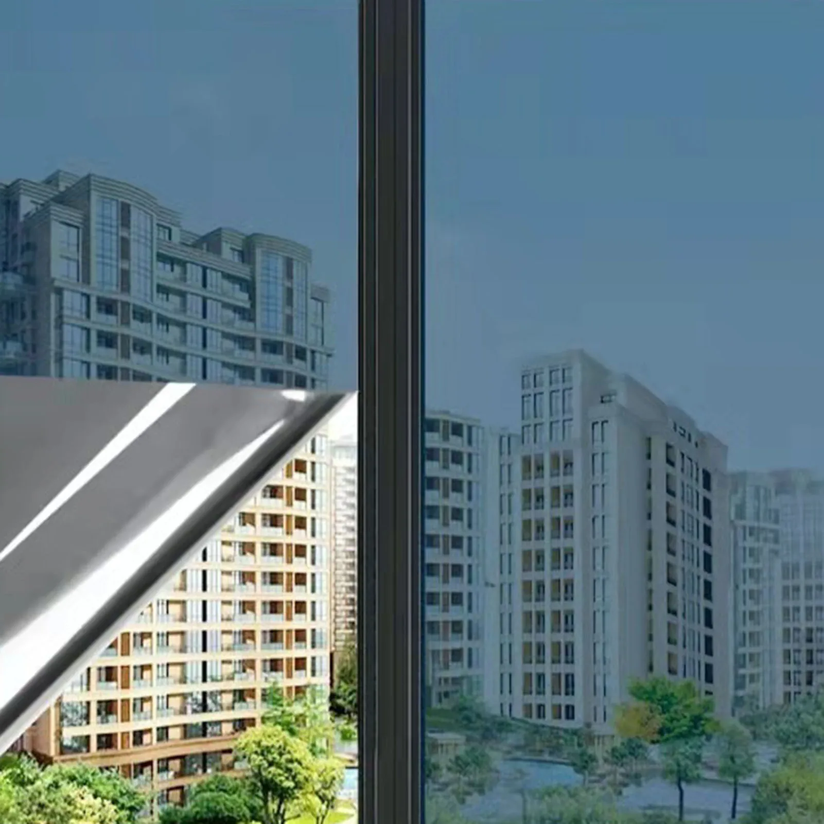 

Термоконтроль оконная пленка Солнцезащитная Затемняющая оконная Затемняющая УФ-защита одностороннее отражающее зеркало Отражающая пленка Взрывозащищенная