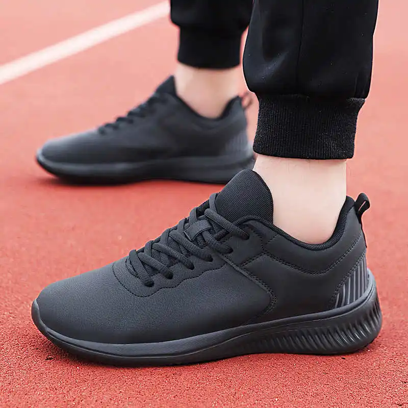

Sport Shoes For Men Menino Black Running Shoes Hard-Wearing Cheap Man Sports Brand Luxury Men's Mesh Sneakers Size 6.5 Tennis