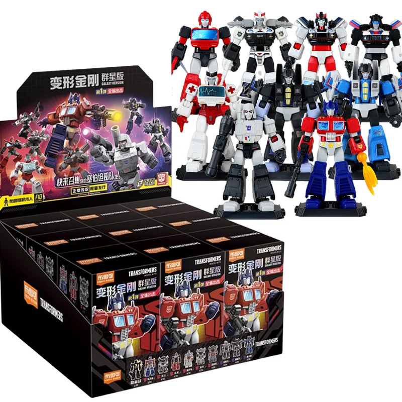 Коллекционные фигурки Transformers Construct-Bots Optimus Prime Jazz Ironhide Megatron