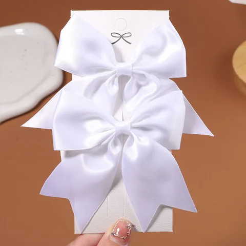 Детские заколки KIDS BOWS, 2 шт., шифон