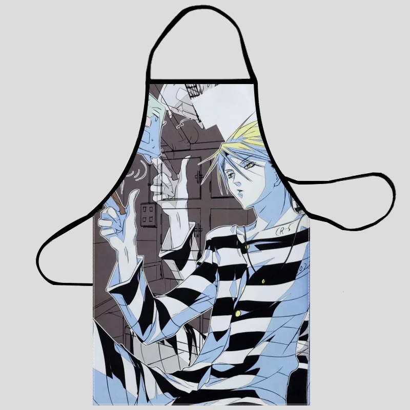 

New Lucky Dog Apron Kitchen Aprons For Women Oxford Fabric Cleaning Pinafore Home Cooking Accessories Apron
