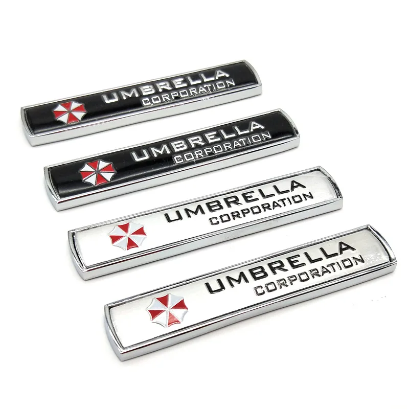 

1Pcs Car styling 3D Aluminum alloy Umbrella corporation car stickers decals emblem decorations badge auto accessories