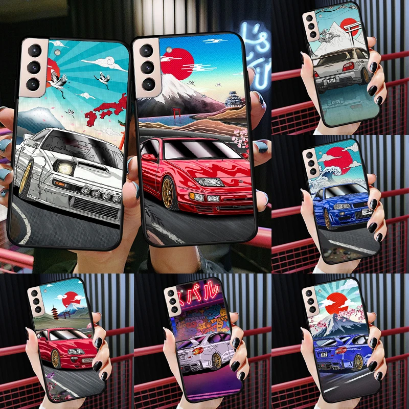 

Subaru WRX Sti GTR JDM Car Case For Samsung Galaxy S21 Ultra S20 FE S8 S9 S10 Plus Note 10 Note 20 S22 Ultra Coque