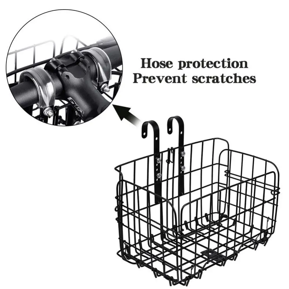 Регулируемая складная велосипедная корзина