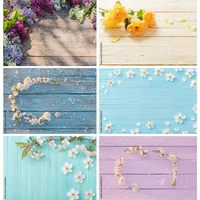 vinyl custom spring photography backdrops props flower wood planks photo studio background 2216 puo 04