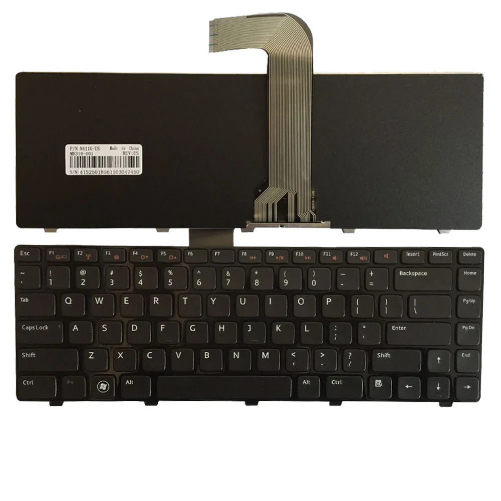 

Новая английская клавиатура для DELL Inspiron 15R 5520 7520 0X38K3 65JY3 065JY3 черная