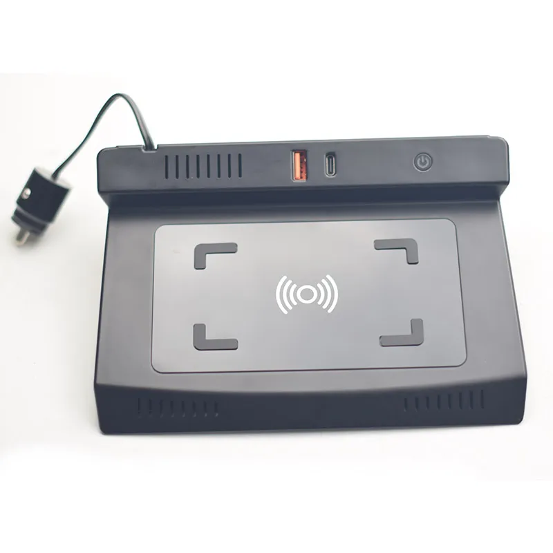 

15 Вт автомобильное беспроводное зарядное устройство для телефона Быстрая зарядка пластина для украшения интерьера аксессуары Запчасти для Toyota Raize 2020-2023