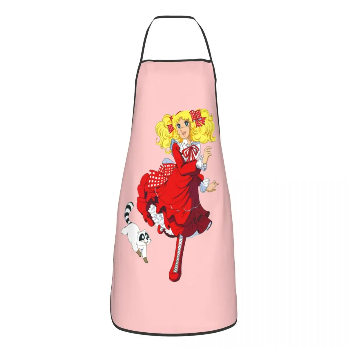 

Candy Candy Snow Capucin Apron for Women Men Antifouling Cafe Bib Anime Gardening Tablier