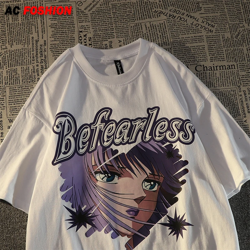 

Japanese Anime T Shirts Unisex Short Sleeves Women T-shirts Summer Casual Harajuku Streetwear Tops Oversized T-Shirt Clothes