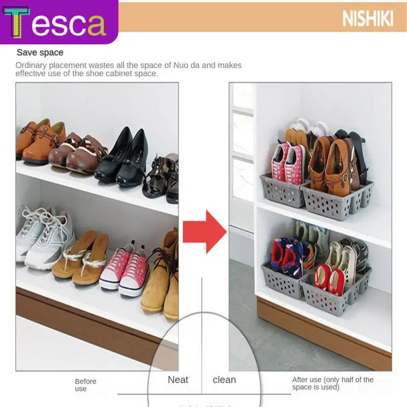 

Combined Shoe Cabinet Foldable Storage Plastic Foldable Shoe Box Shoe Storage Box High Transparency Home Wardrobe Organizer