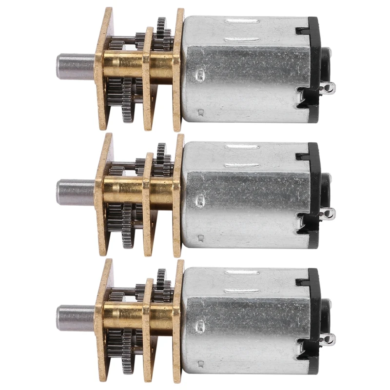 

3X 3-6V DC Short Shaft Torque Reducer Speed Transmission Engine