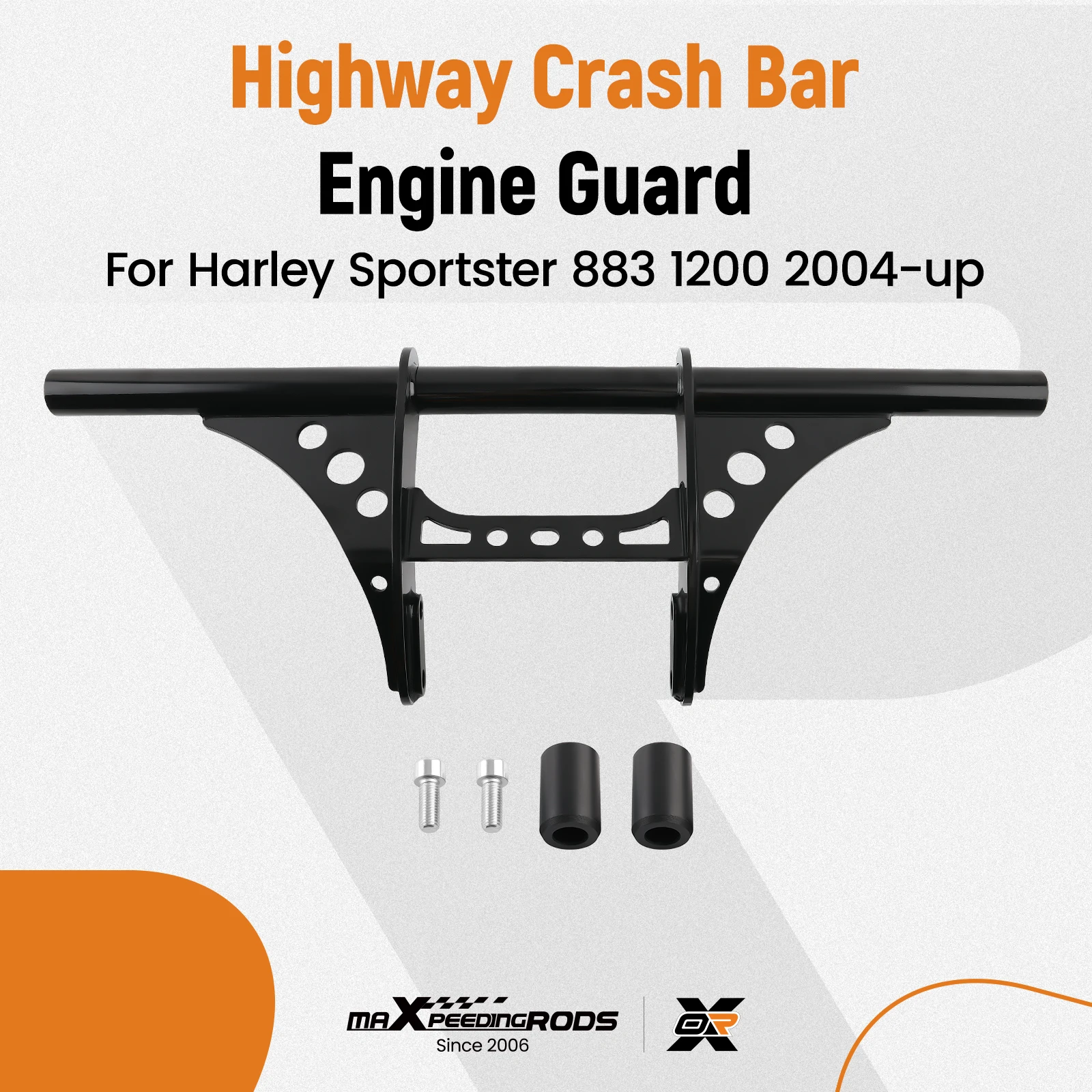 Защита двигателя Highway Crash Bar для Harley Sportster Iron 883 1200XL