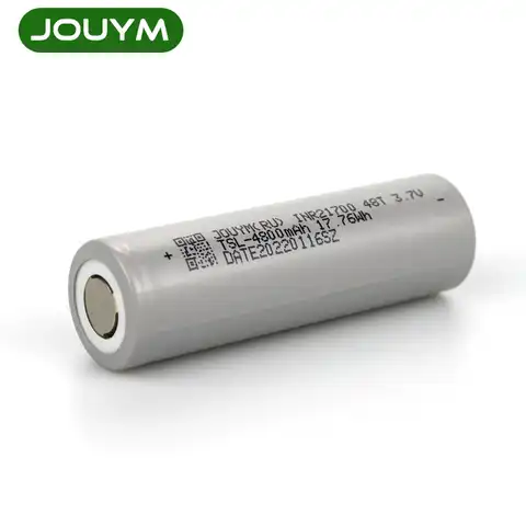 Аккумулятор JOUYM 21700, 4800 мАч, перезаряжаемый литиевый аккумулятор 3,7 в, 40 А, разрядка аккумуляторы высокой мощности, батареи с высоким потоком ...