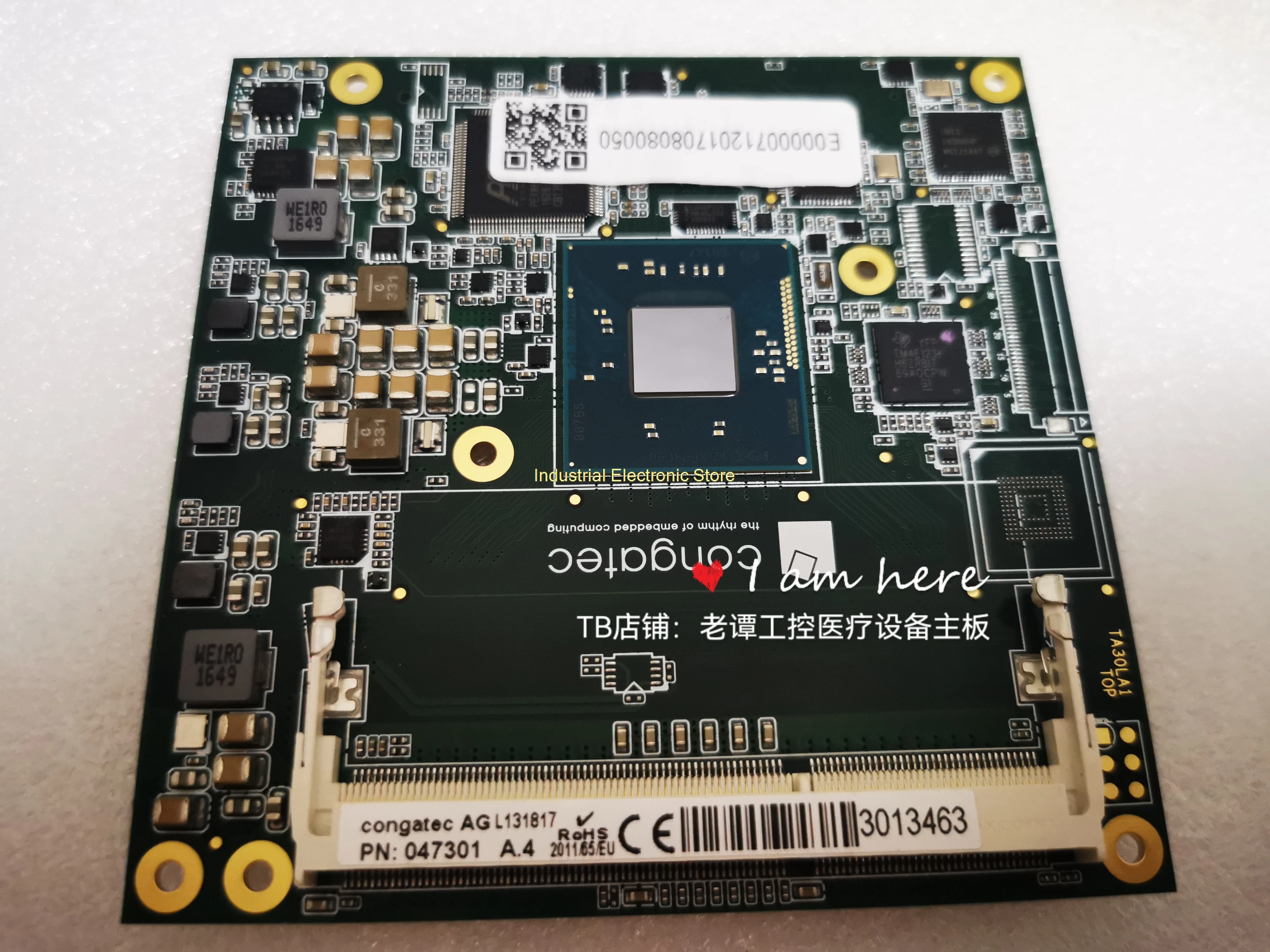 Материнская плата для промышленного контроля Congatec PN:047301 A.4 AG L131817