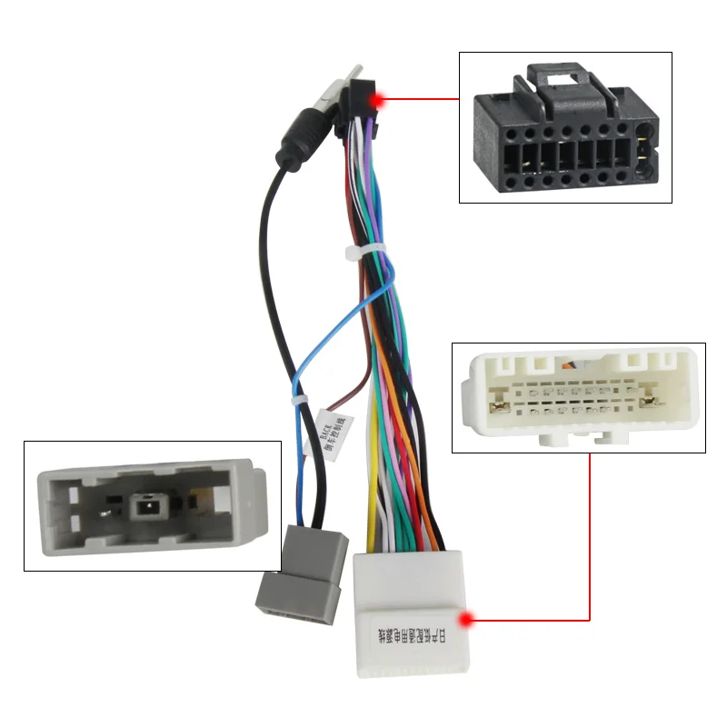 Автомобильный проводной мультимедийный кабель для Nissan/KIA/Peugeot/VW/Ford Focus/Toyota Mitsubishi