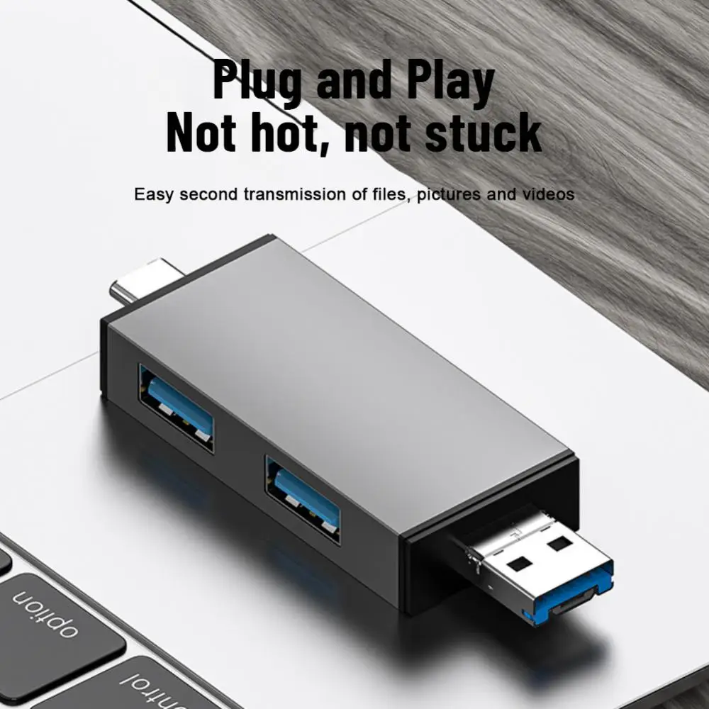 

Usb 2.0 Memory Card Reader 480mbps Multi-function Multiple Expander 7 In 1 Aluminum Notebook Converter Type-c Docking Station