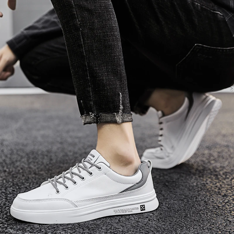 

Мужские кроссовки для скейтборда, кожаные кроссовки для крикета для мужчин, мужские спортивные кроссовки для бега, Повседневная роскошная ...