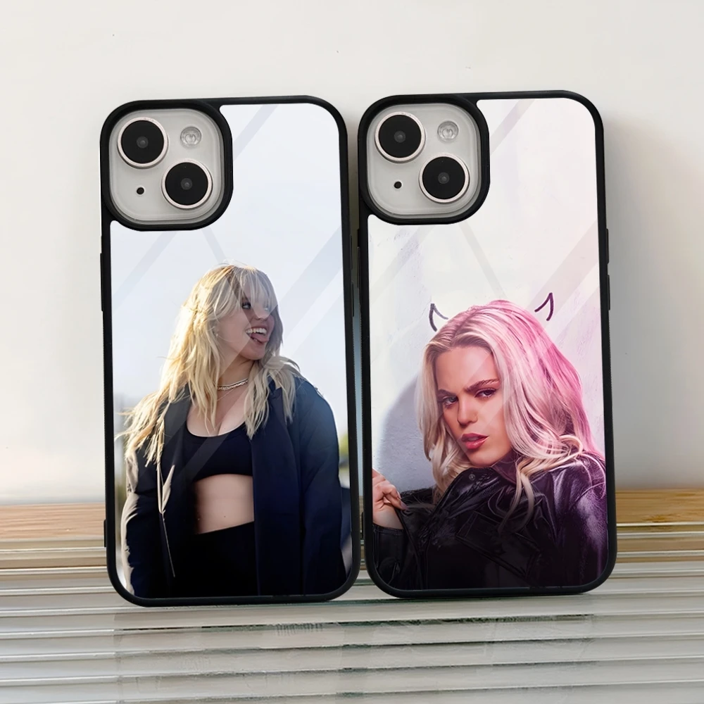 R-Renee Rapp Singer Actress Phone Case For Iphone 15 Pro Max 12 14 11 13 Mini 16 8 7 Plus X Xs XR PC+TPU Back Cover