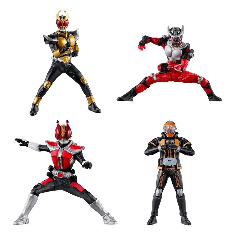 Фото Коллекционная фигурка Bandai Kamen Rider HG Gashapon: Агито Рюки Ден О Гост, высокодетализированная, из ПВХ, для настольного размещения, для фанатов аниме №2