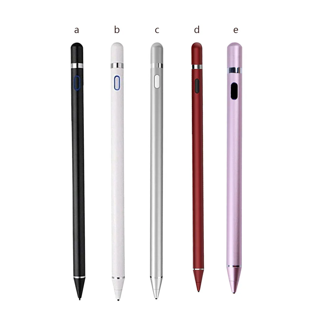 

Touch Screen Pen with USB Cable Smart Capacitive Phone Pencil Metal Rechargeable Surface Pens Drawing Writting Type2