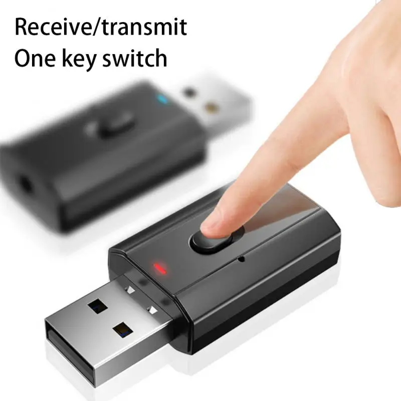 Купи Wireless Audio Adapter USB Bluetooth 5.0 for PC Speaker Wireless Mouse Music Audio Transmitter Receiver with 3.5mm Cable за 197 рублей в магазине AliExpress