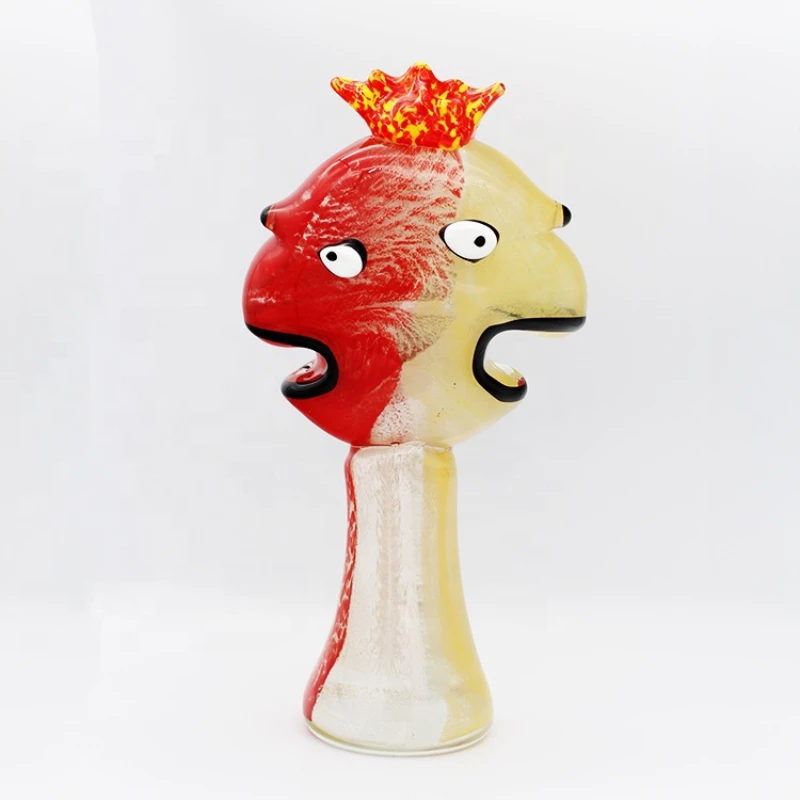 

Handicraft Mouthblown Art Glass Decoration Abstract Artist Sculpture Novelty Design Modern Display Artwork, Large