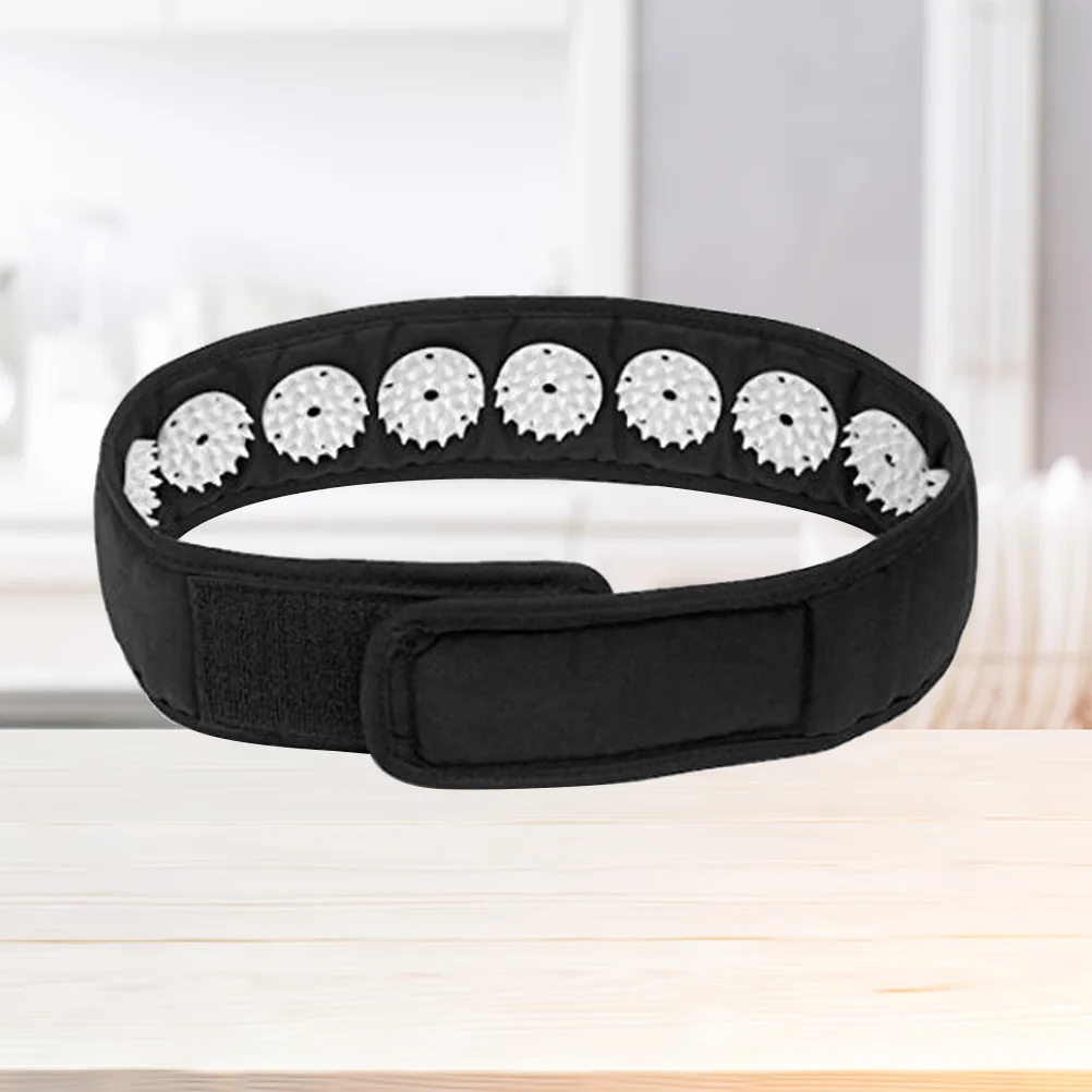 

Acupressure Wrap Acupuncture Massage Facial Skin Lift Up and Chin Up Belt Headband for Neck Head Pain Relief Muscle Migraine