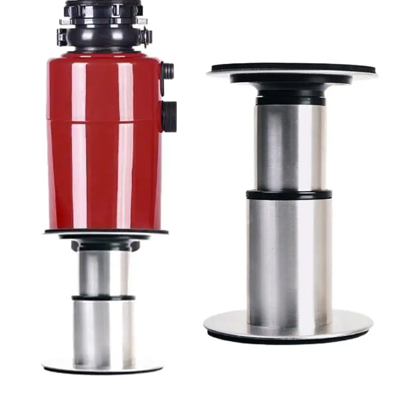 

Punch-free Kitchen Food Waste Disposers Hoder Adjustable Stainless Steel Base Shock Absorber Food Garbage Grinder Support Frame